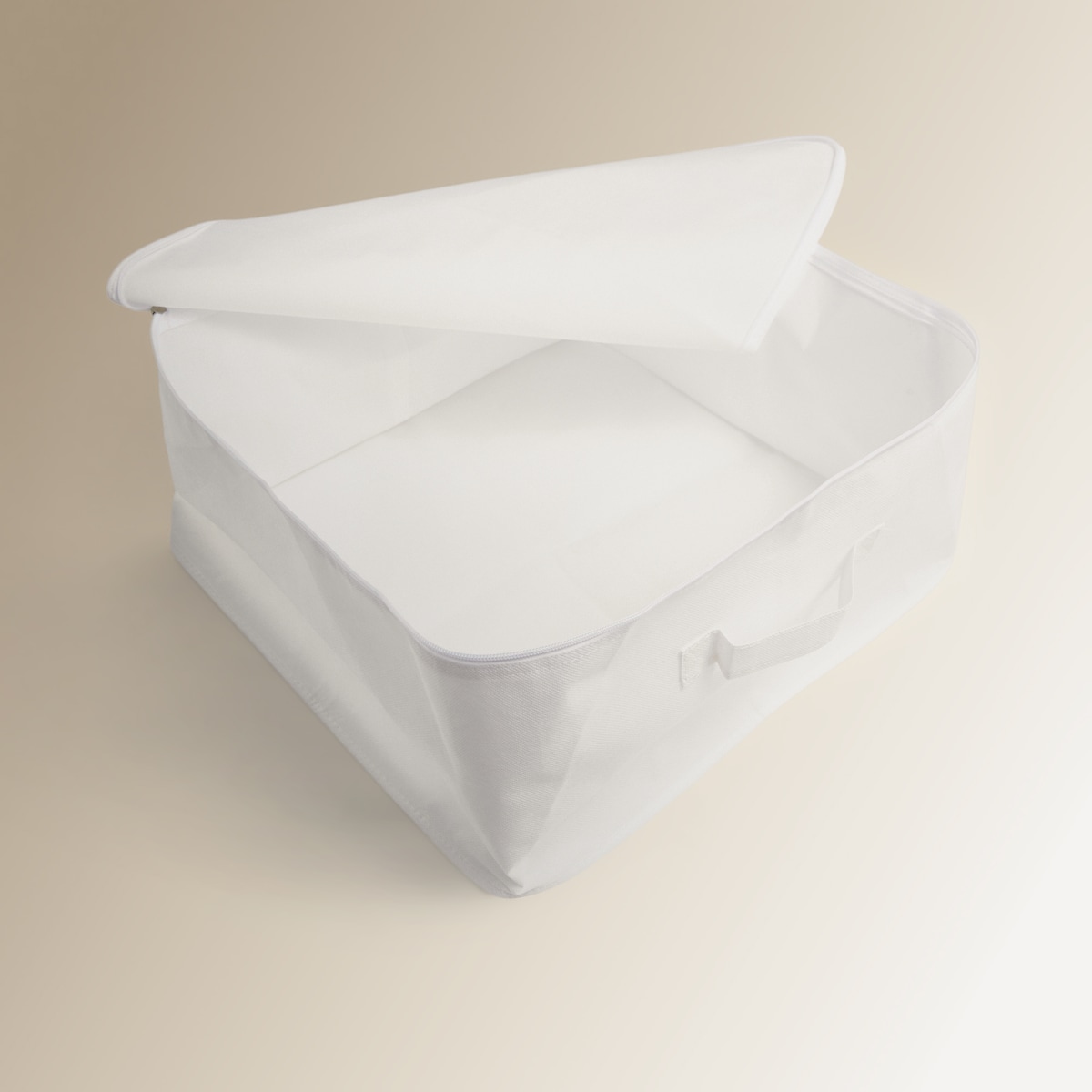 Caja organizadora de tela Nuestro Mejor Precio - El Corte Inglés Blanco-2