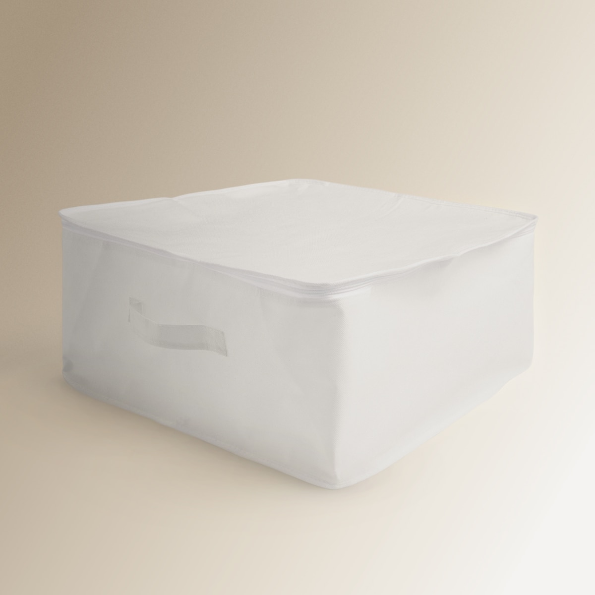 Caja organizadora de tela Nuestro Mejor Precio - El Corte Inglés Blanco-3