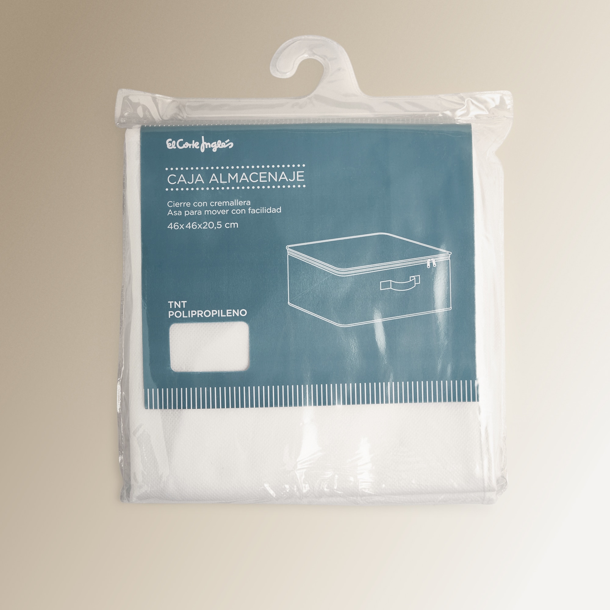 Caja organizadora de tela Nuestro Mejor Precio - El Corte Inglés Blanco-6