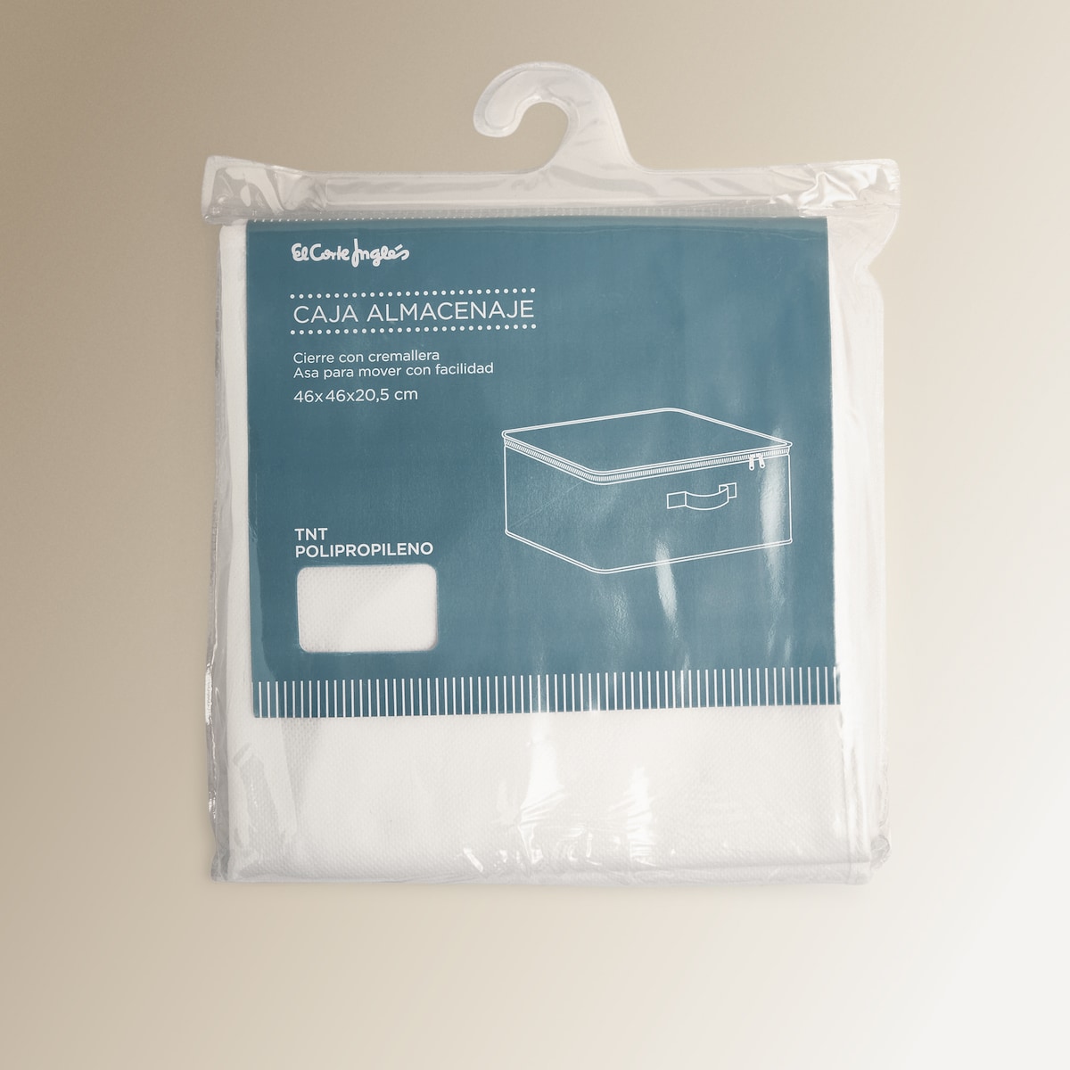 Caja organizadora de tela Nuestro Mejor Precio - El Corte Inglés Blanco-6