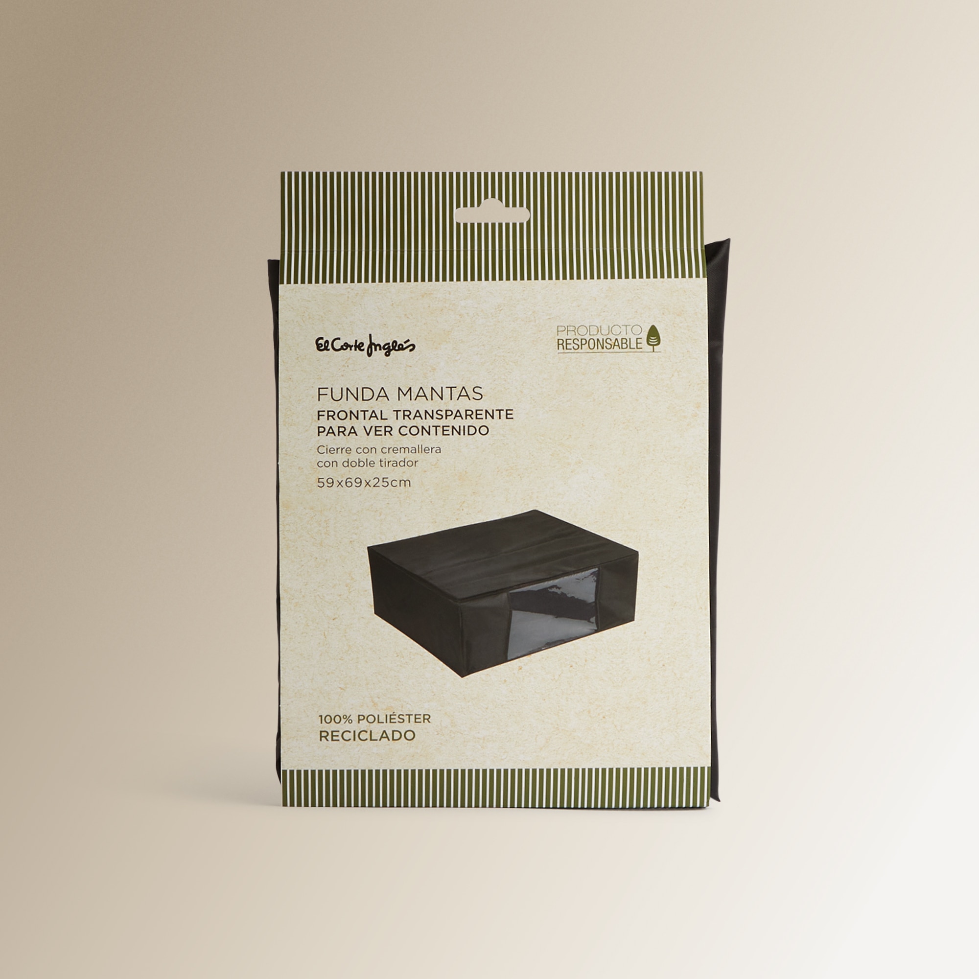 Capa para Mantas de Poliéster Reciclado Preto-5