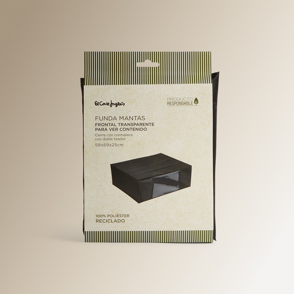 Capa para Mantas de Poliéster Reciclado Preto-5