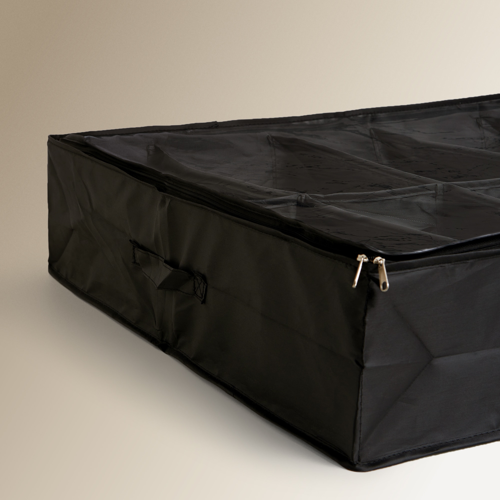 Caja guarda zapatos poliéster reciclado El Corte Inglés Negro-2