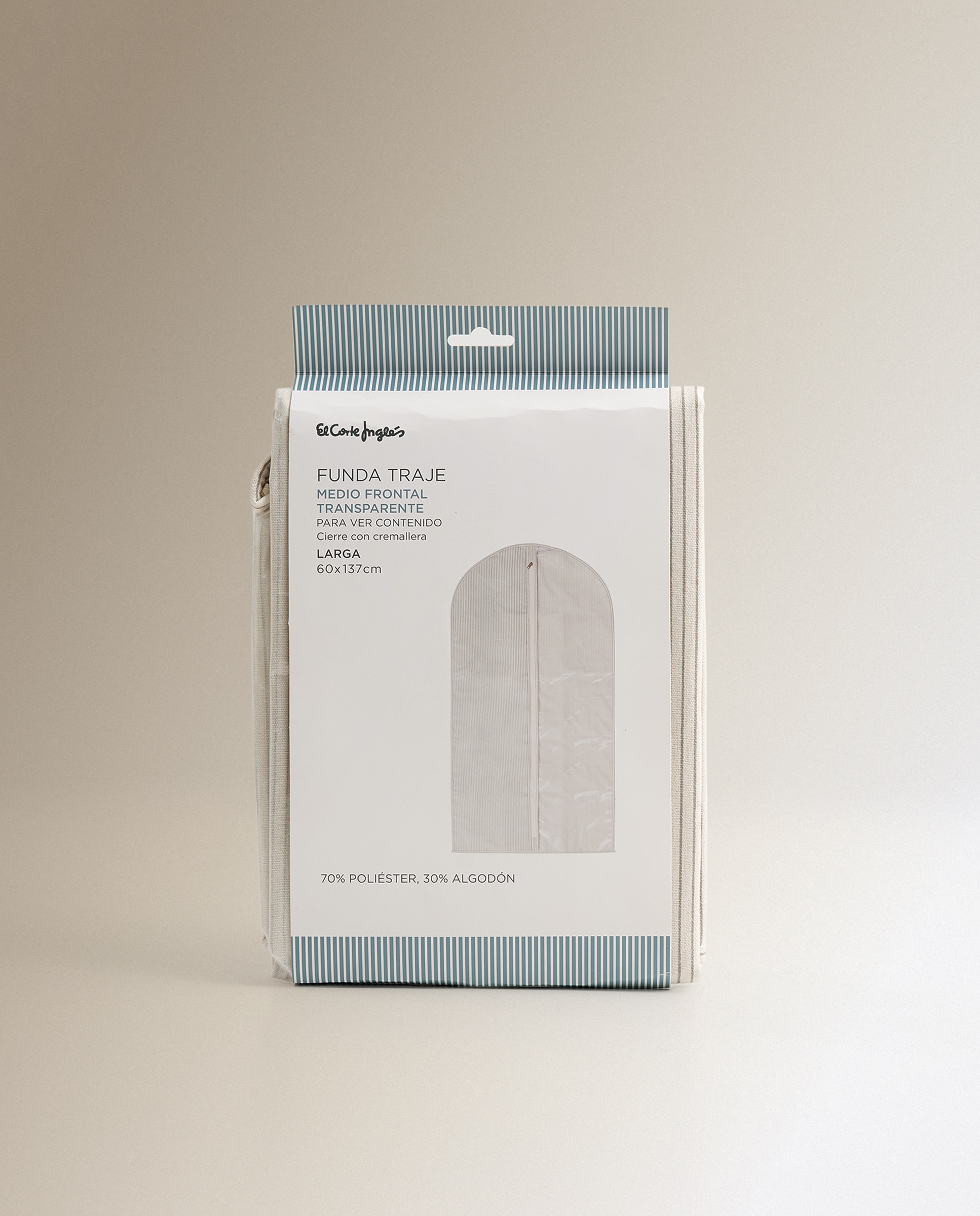 Capa para Sobretudo Riscas Cru-5