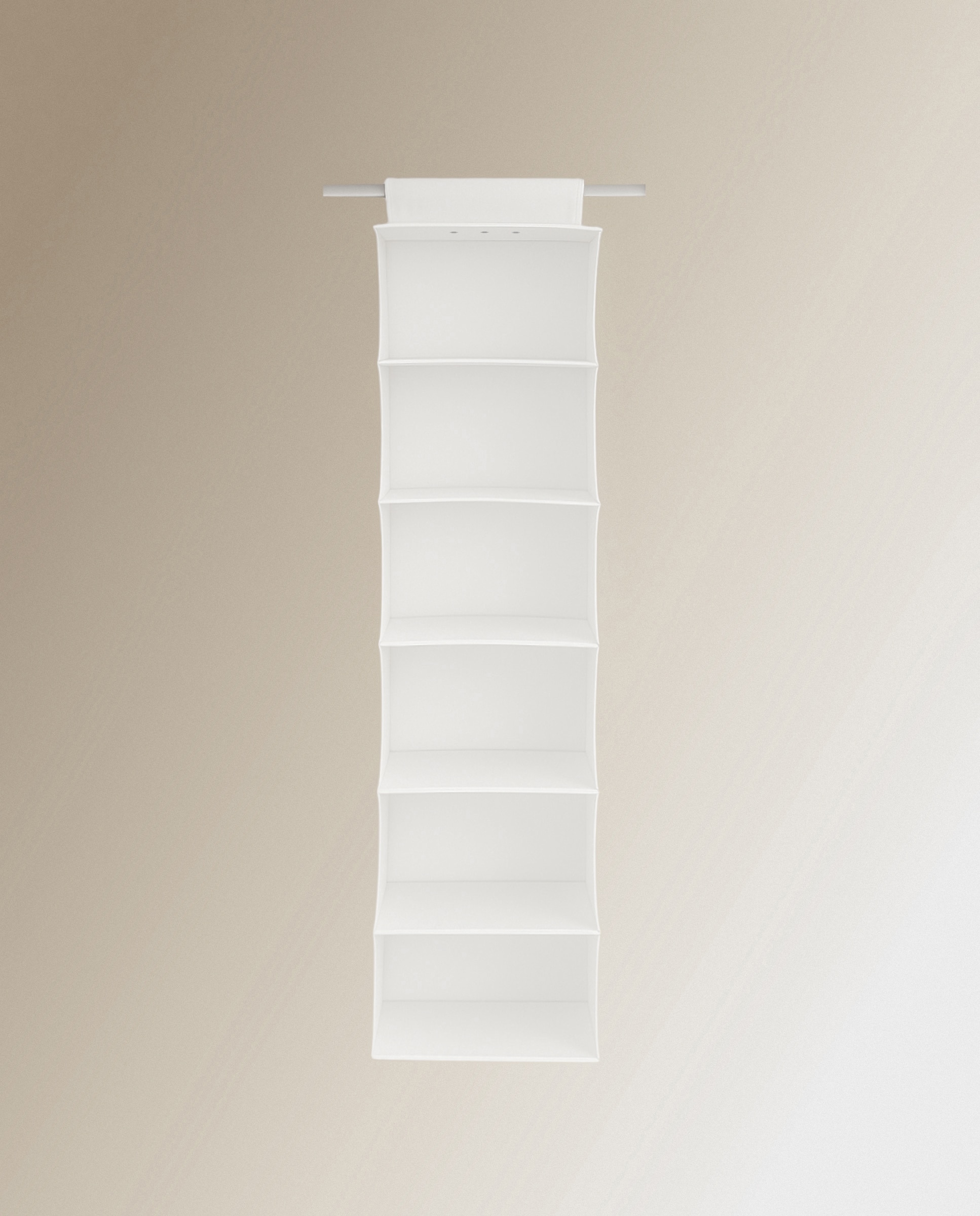 Organizador de Armário com 6 Compartimentos Branco-1