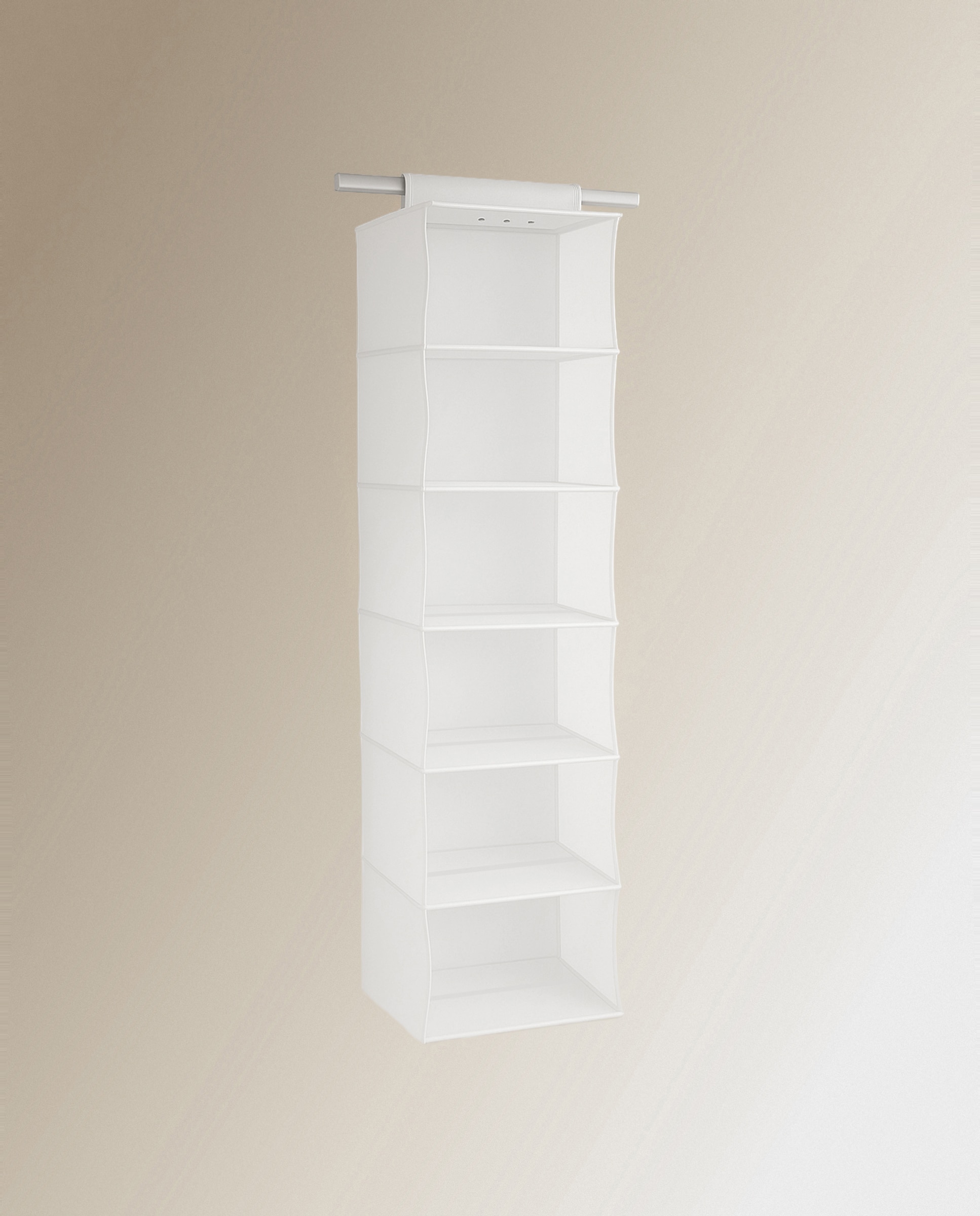 Organizador de Armário com 6 Compartimentos Branco-2