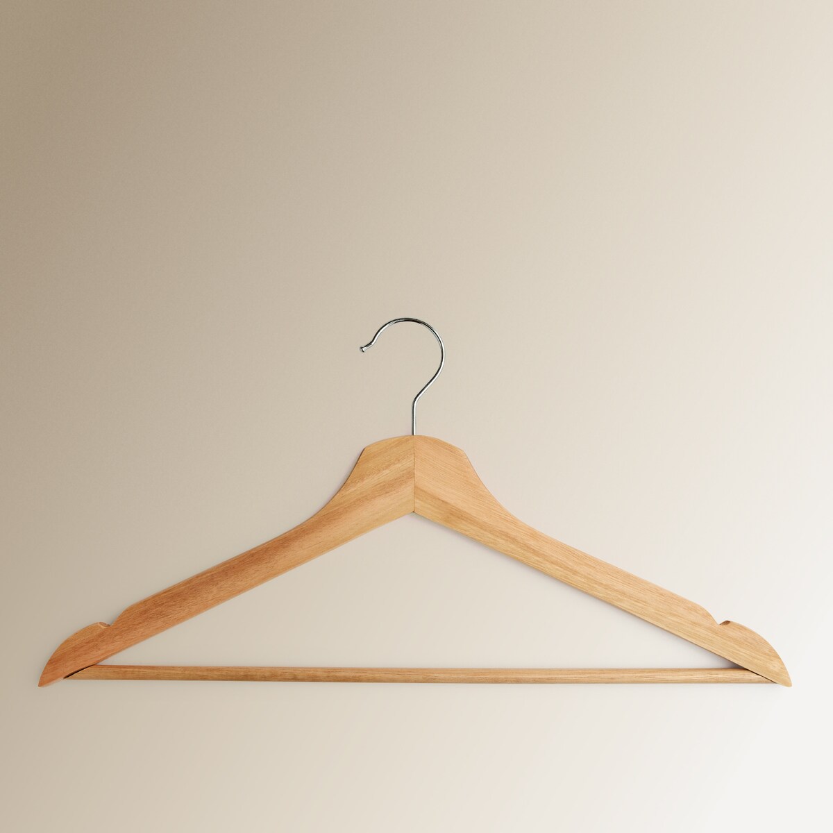 Set de 6 perchas de madera Nuestro Mejor Precio - El Corte Inglés Natural-2