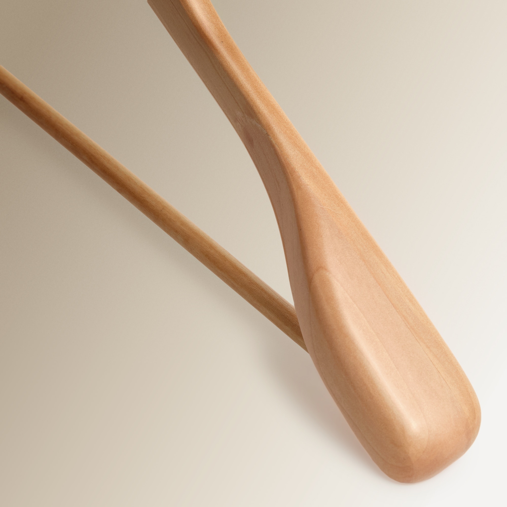 Percha de madera con hombreras El Corte Inglés - Natural Natural-2
