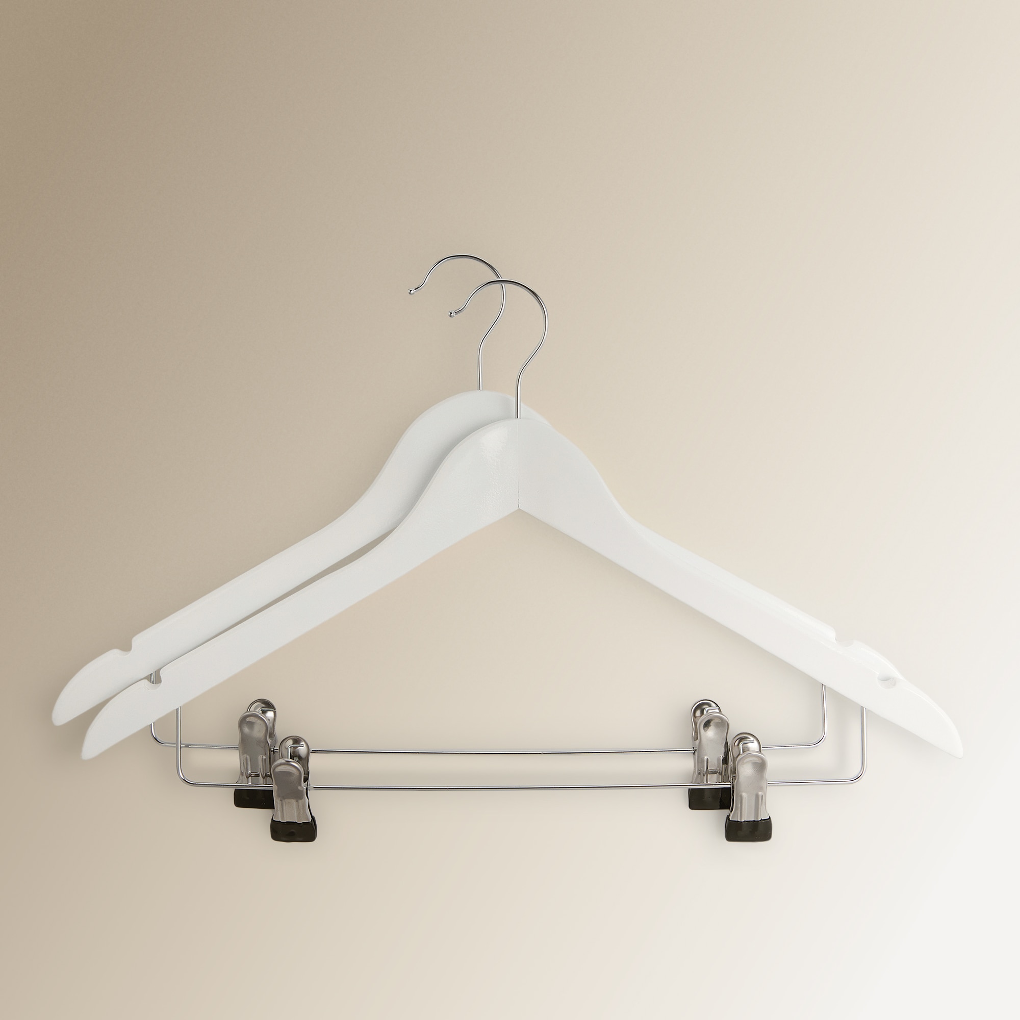 Imagem 0 de Conjunto de 2 Cabides de Triangulo com Molas