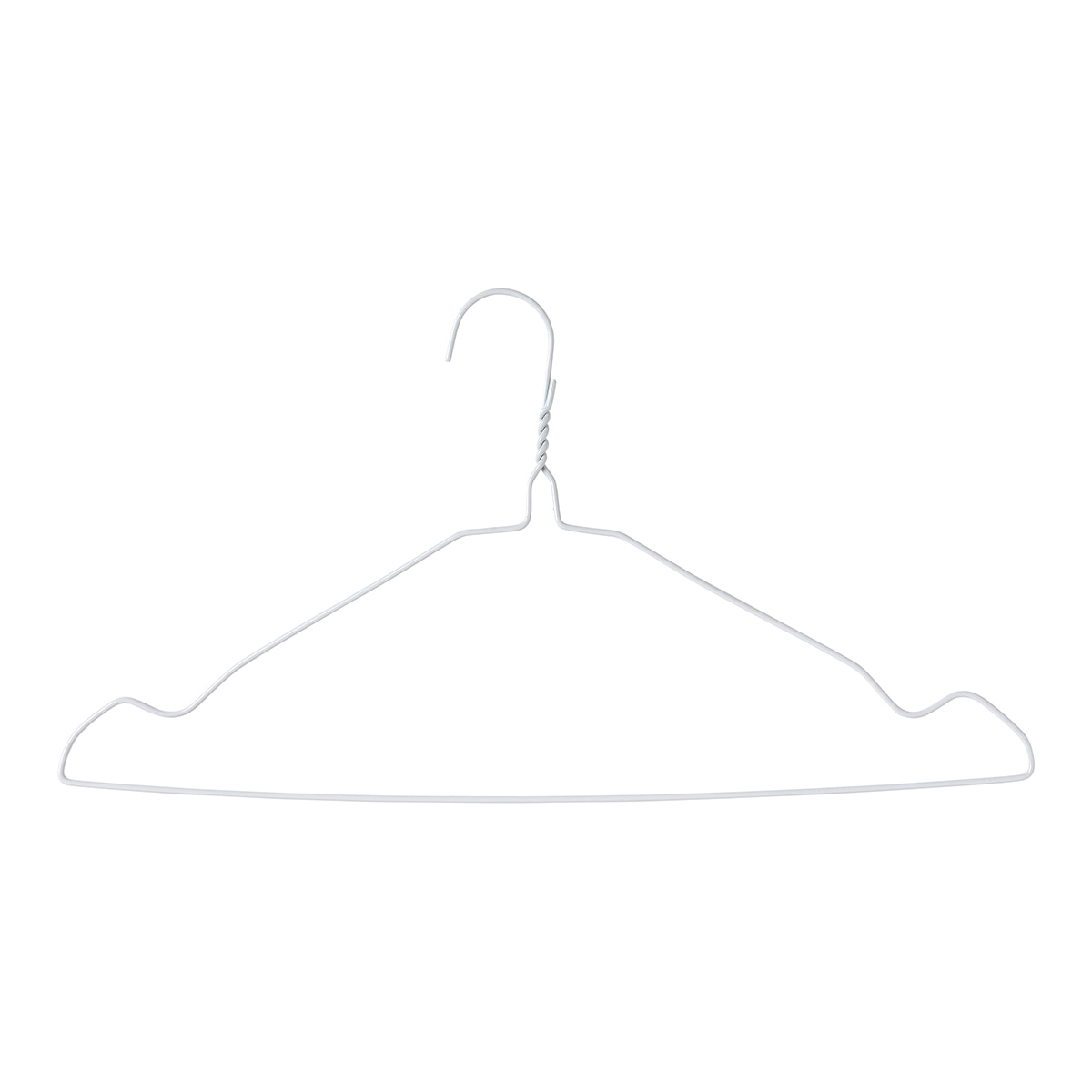 Conjunto de 10 cabides metálicos El Corte Inglés Branco-2