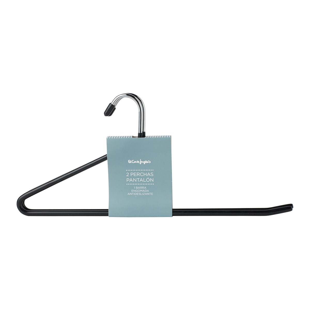 Conjunto de 2 cabides antideslizantes El Corte Inglés Preto-3