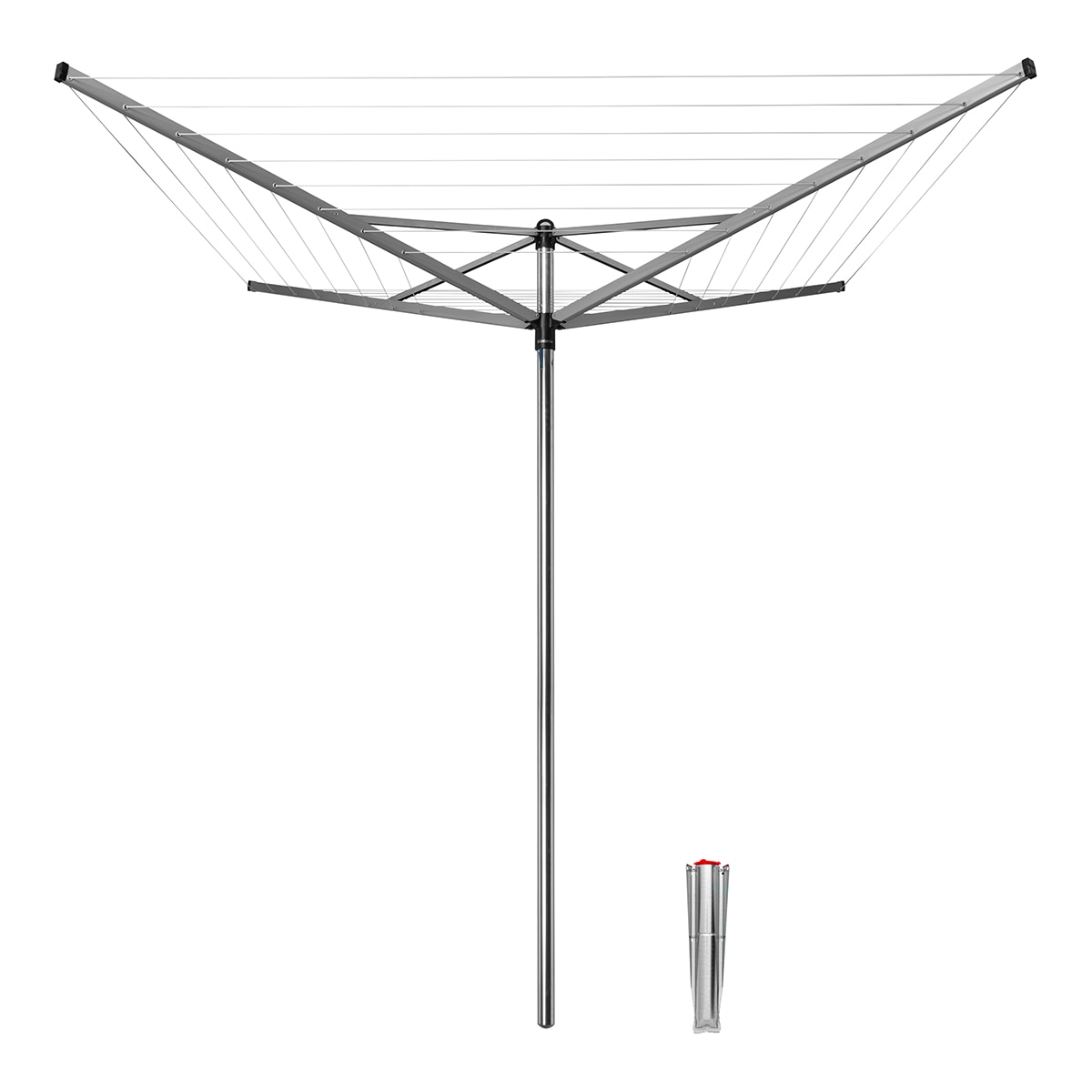 Estendal para exterior Rotary Prata-3