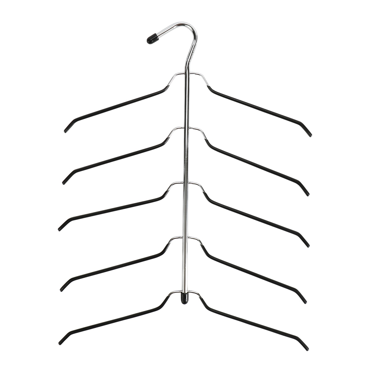 Cabide antideslizante para 5 camisas El Corte Inglés Preto-1