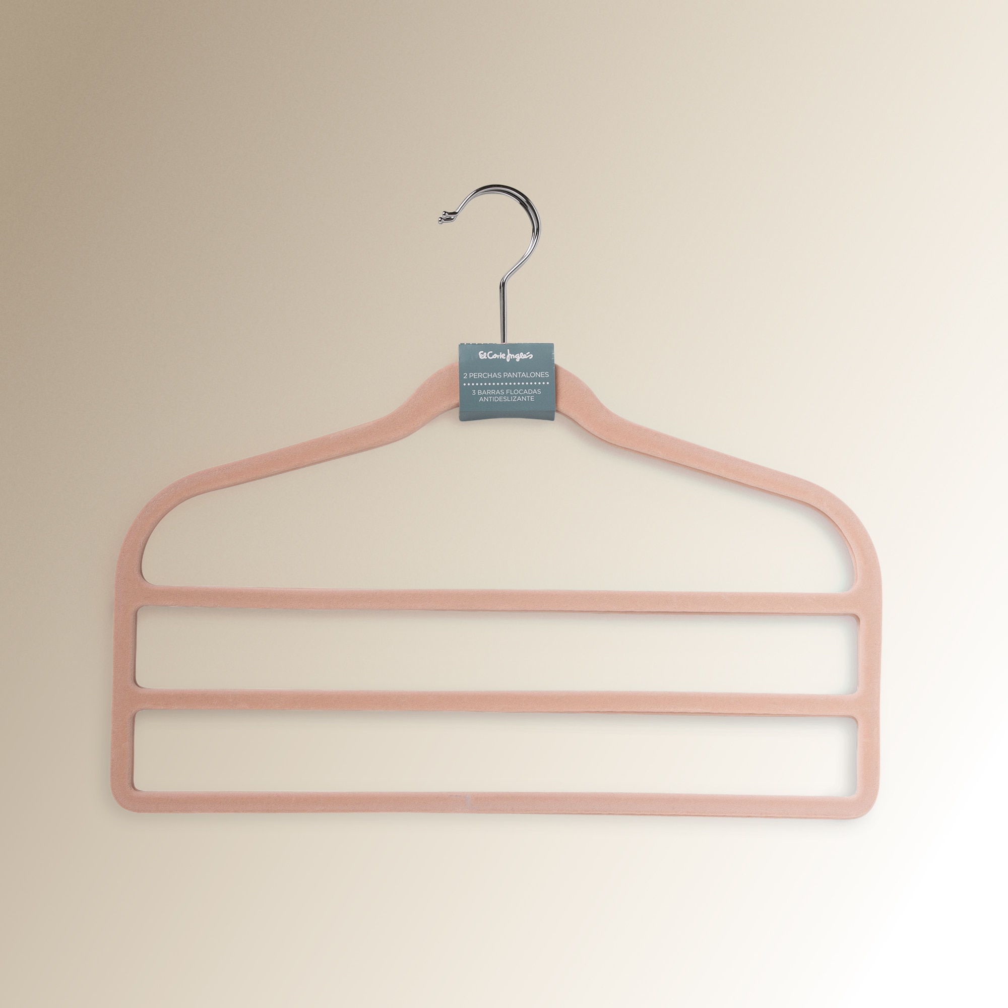 Conjunto de 2 cabides para calças rosa Rosa-pálido-2