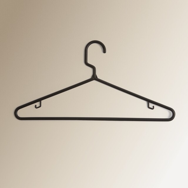 Imagen 0 de Set 10 perchas negras de plástico Nuestro Mejor Precio - El Corte Inglés