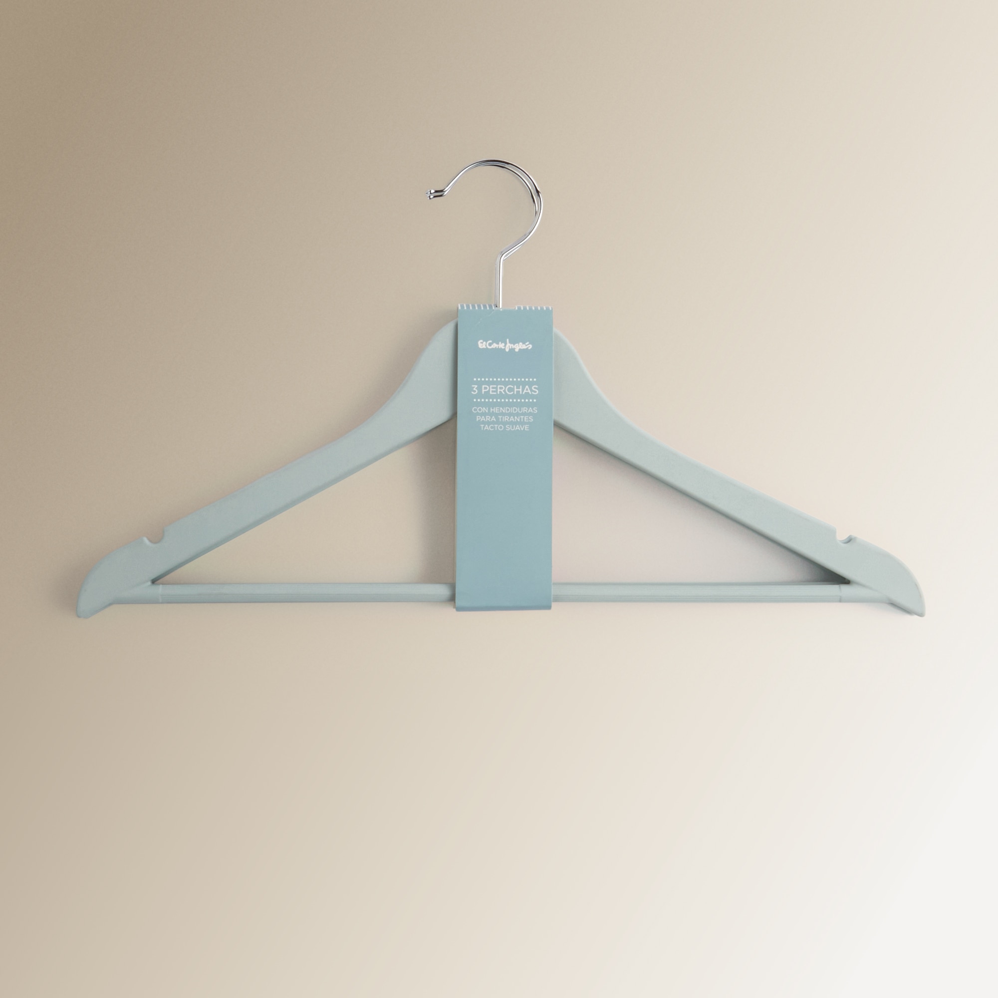 Conjunto de 3 cabides engomados Azul-3