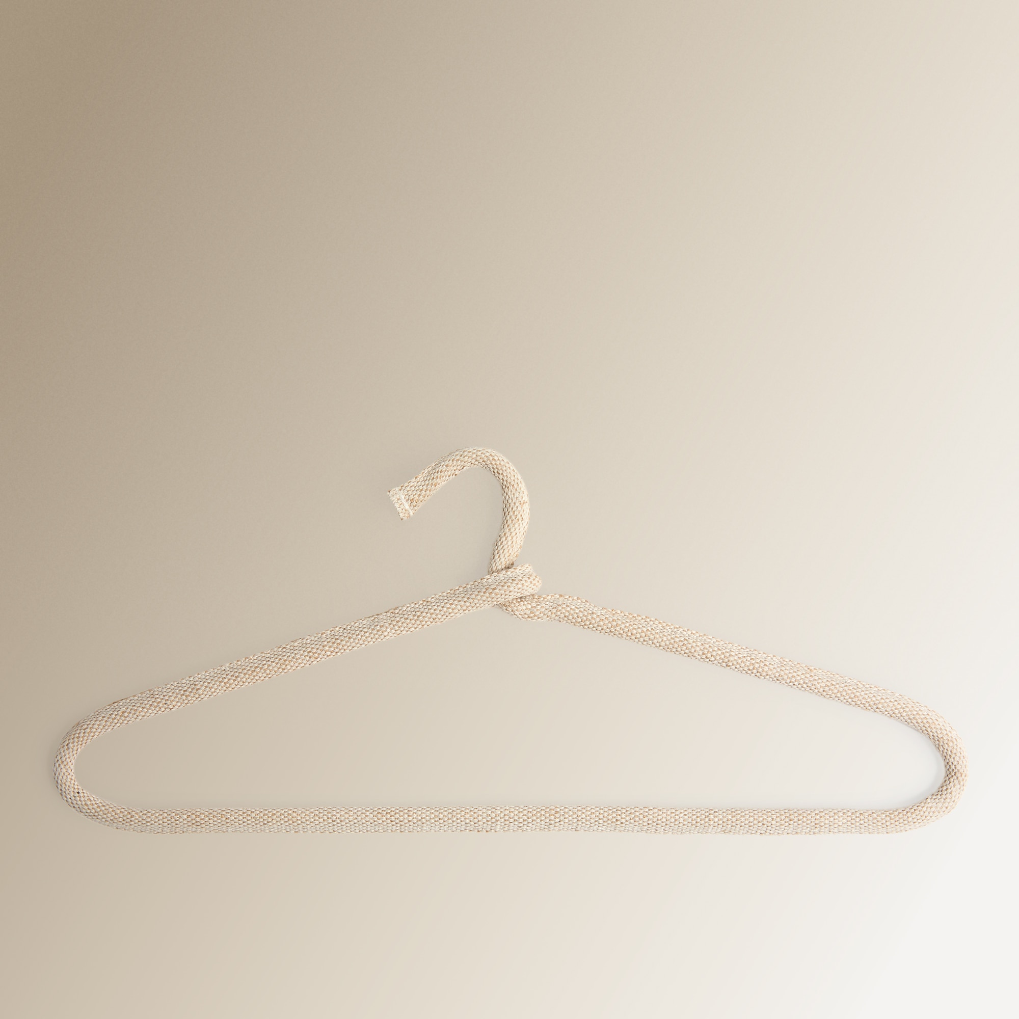 Conjunto de Dois Cabides de Algodão Natural-2