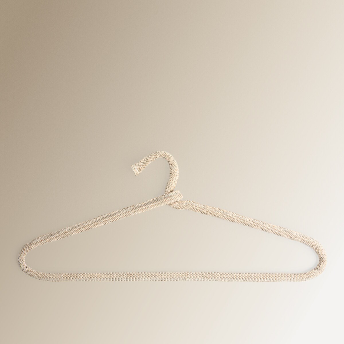 Conjunto de Dois Cabides de Algodão Natural-2