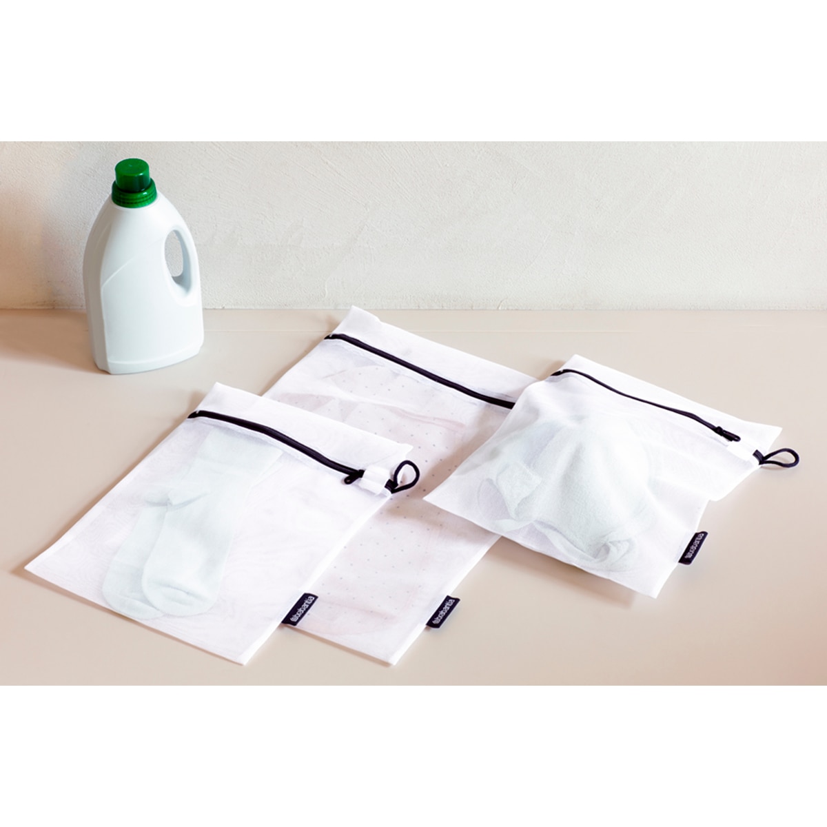 Conjunto de 3 sacos para roupa Brabantia Branco-4