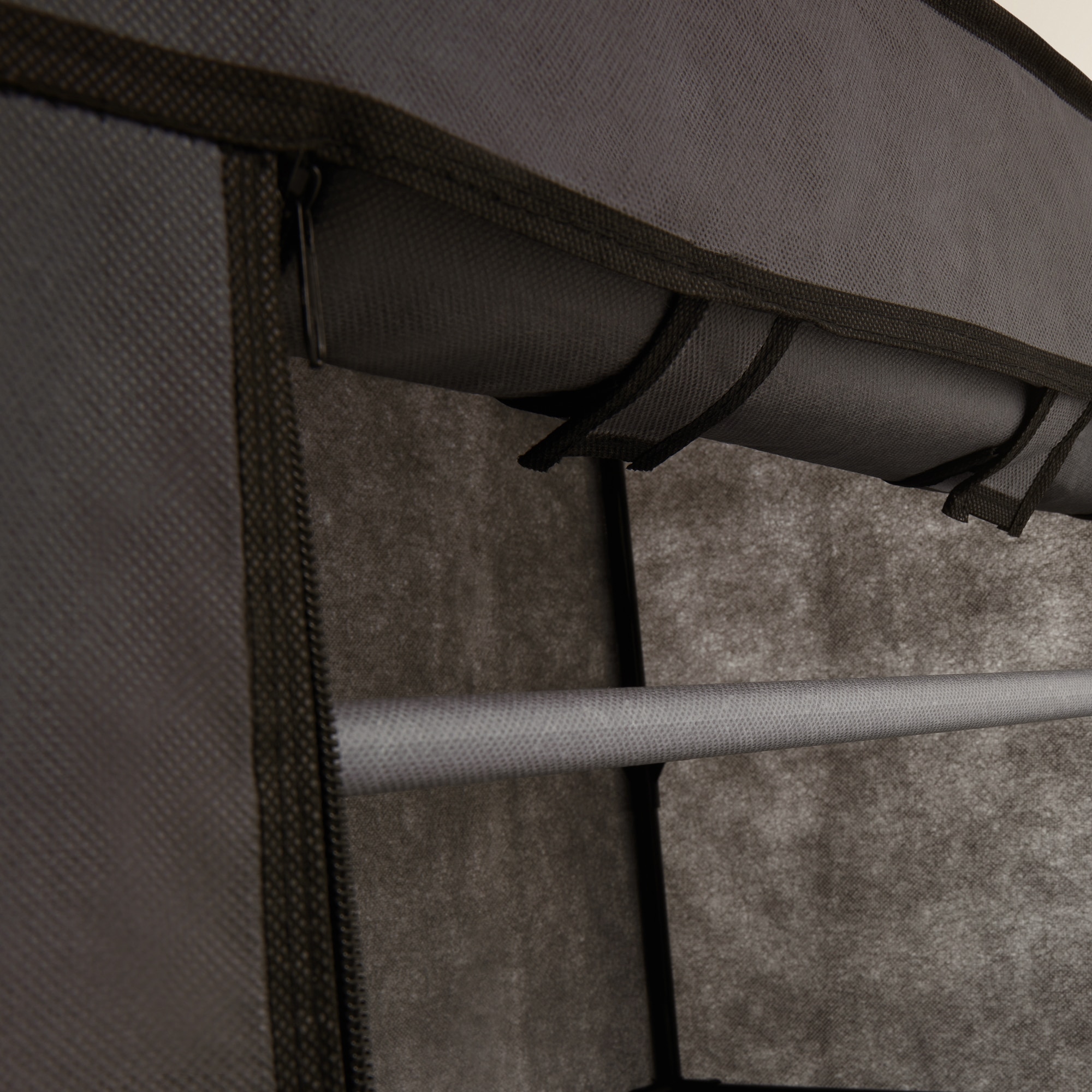 Armário de sapatos 10 prateleiras Cinzento-escuro-4