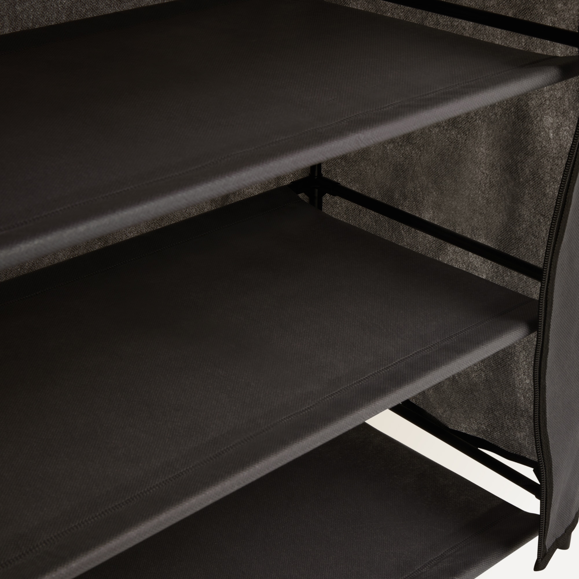 Sapateiro de 4 prateleiras El Corte Inglés Cinzento-escuro-4