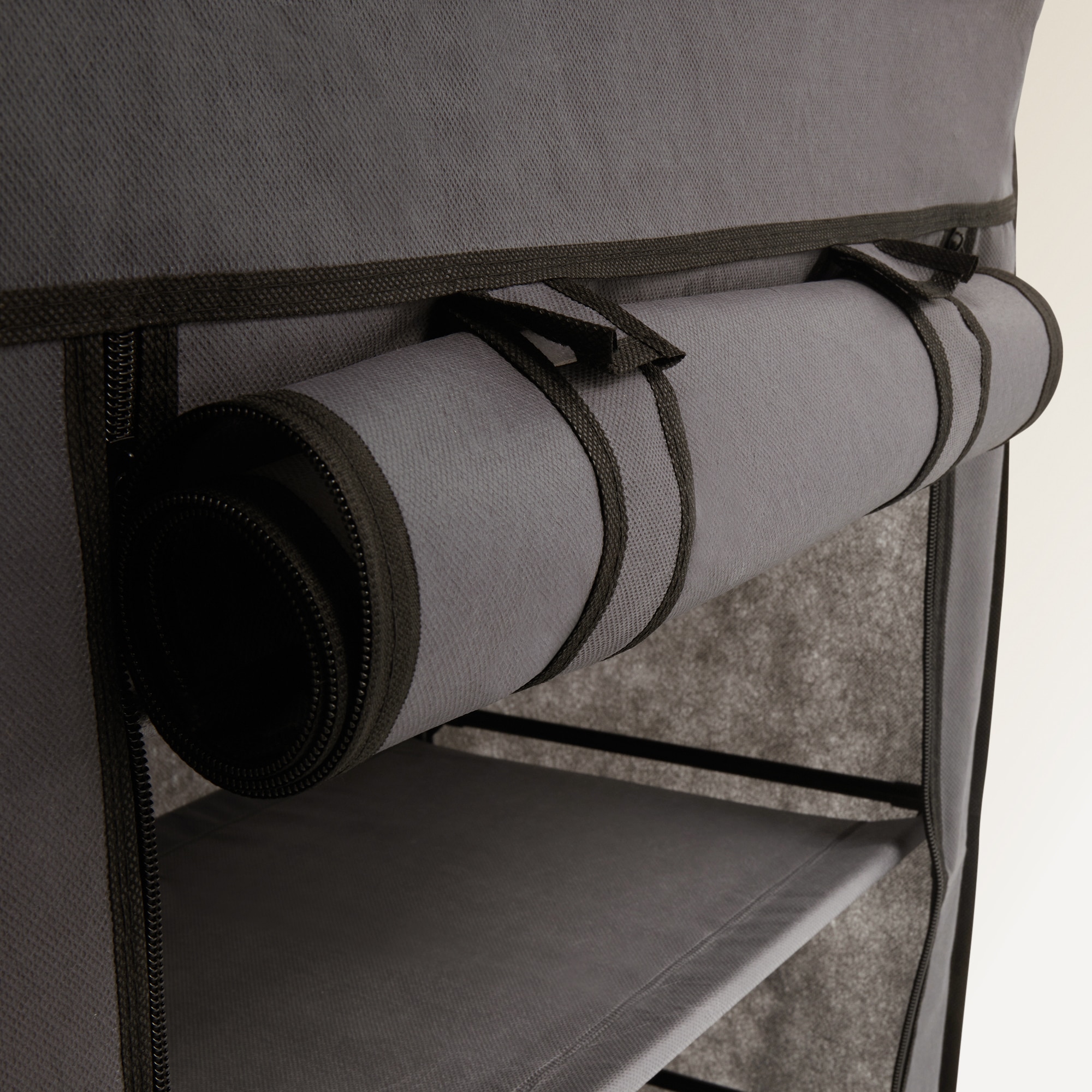 Sapateiro de 4 prateleiras El Corte Inglés Cinzento-escuro-6