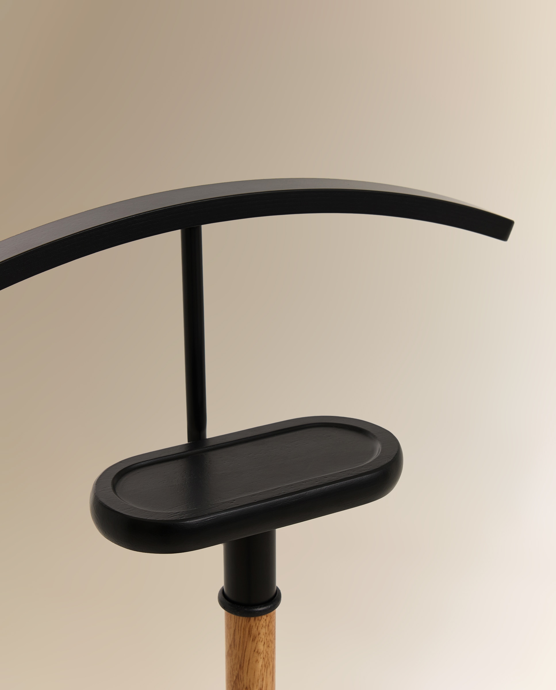 Galán de madera Wood - Negro Negro-3