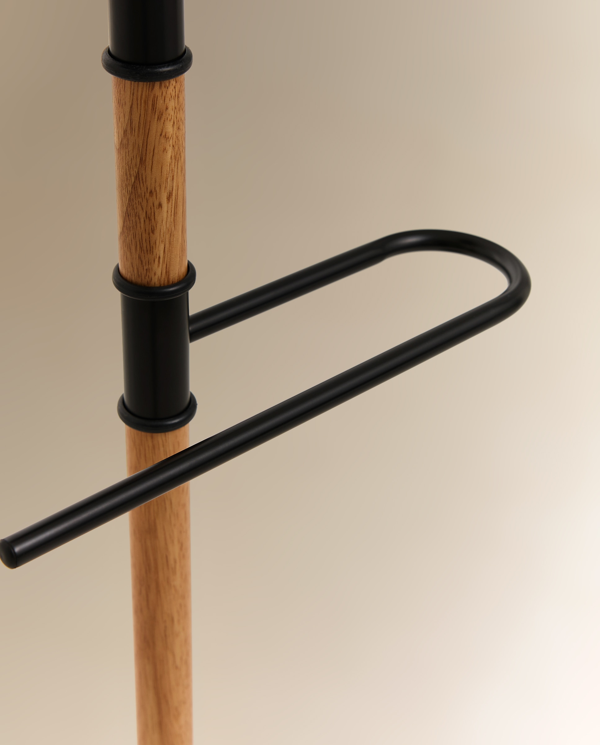 Galán de madera Wood - Negro Negro-4