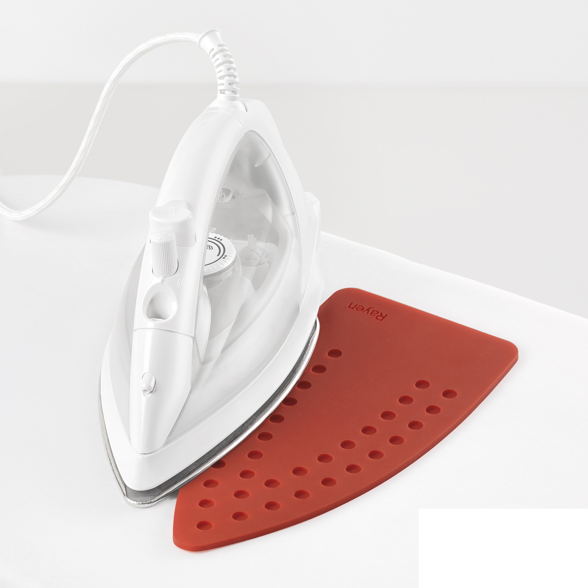 Base de Silicone para Passar a Ferro Vermelho-3