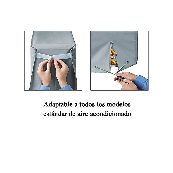 Capa de ar condicionado Rayen Cinzento-3