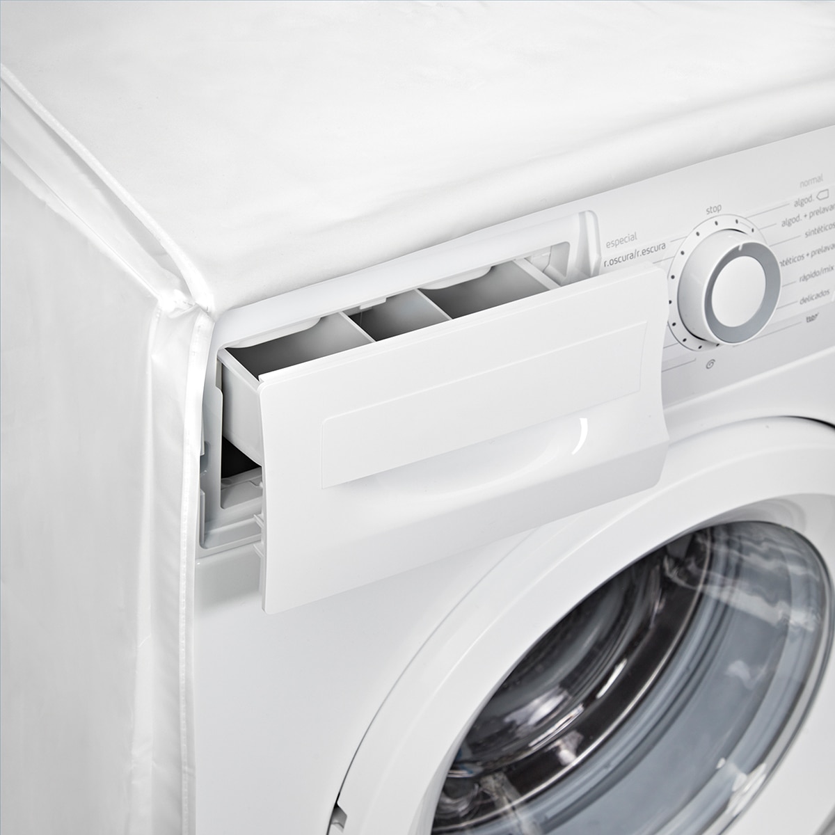 Capa máquina de lavar carga frontal Rayen Eco Transparente-3