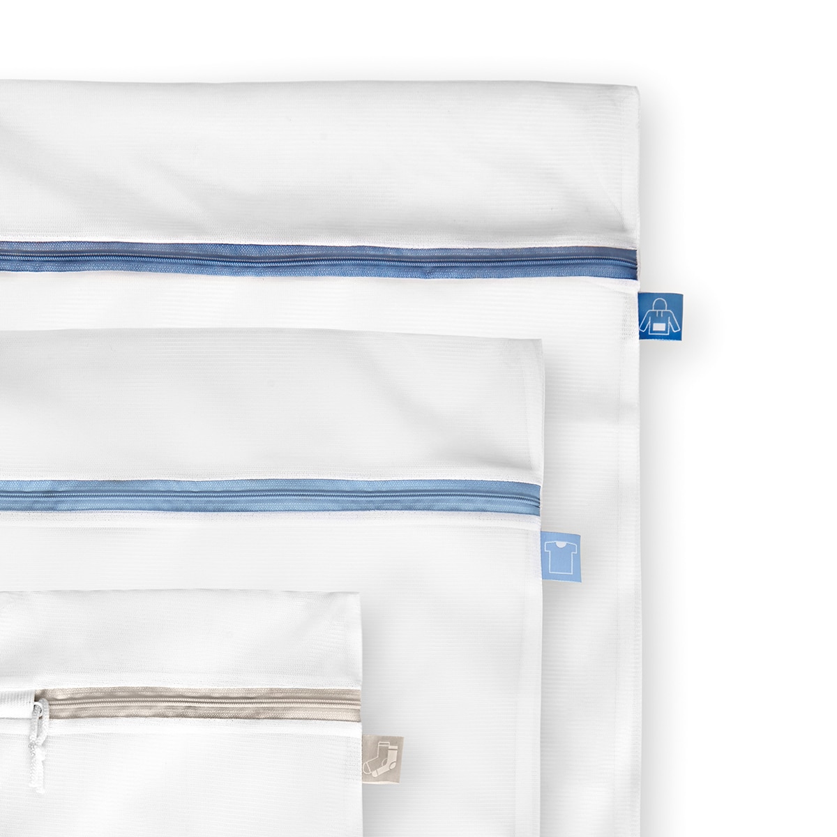 Conjunto de 3 bolsas para lavagem Branco-3