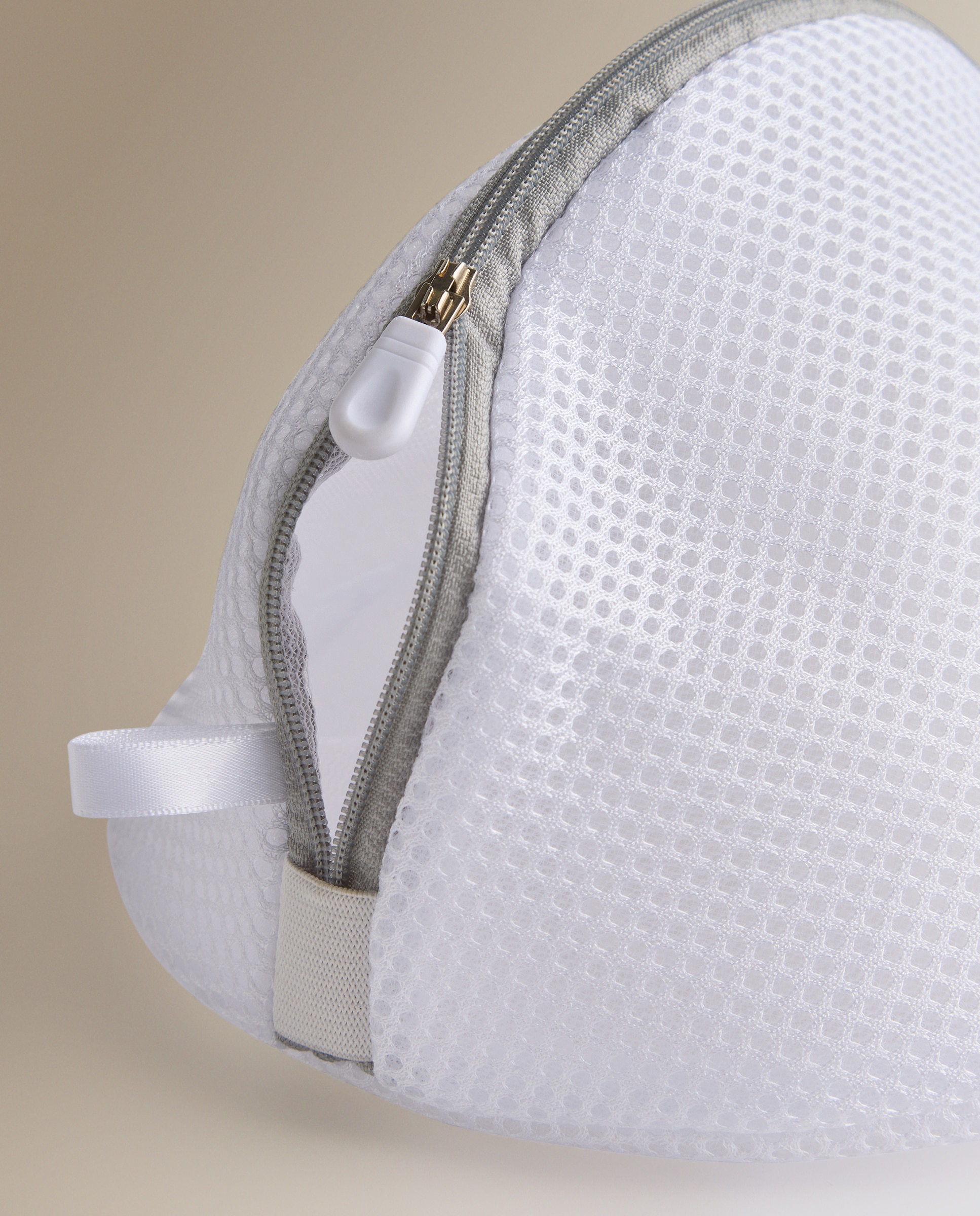 Rede para Lavar Lingerie na Máquina de Lavar Roupa Branco-3