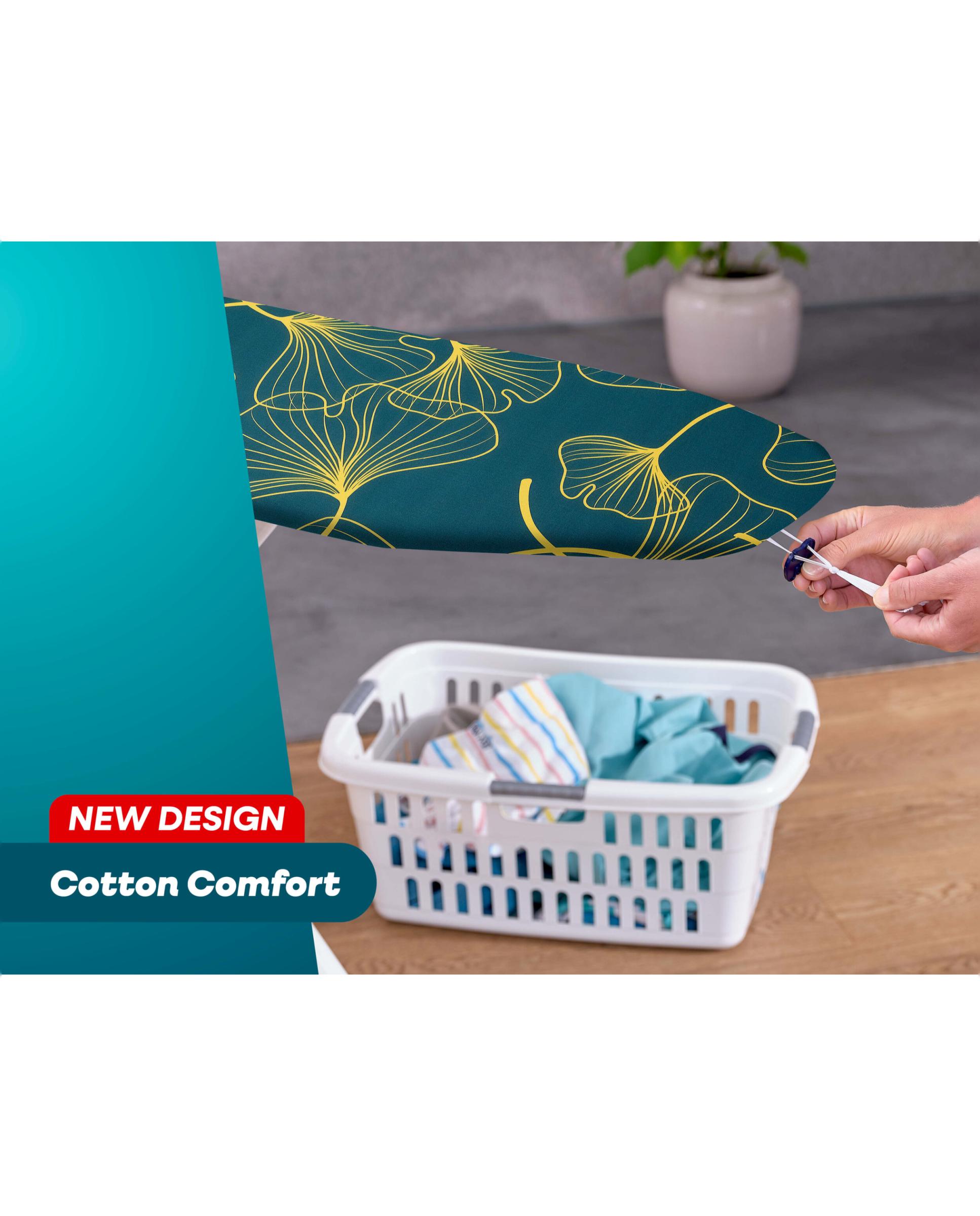 Capa para tábua de engomar 125 x 40 Cotton Comfort Multicolor-3