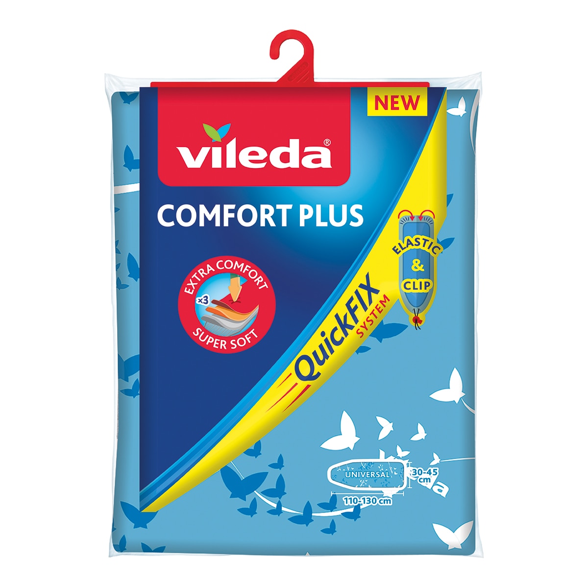 Funda para tabla de planchar Confort Plus Vileda Azul-2