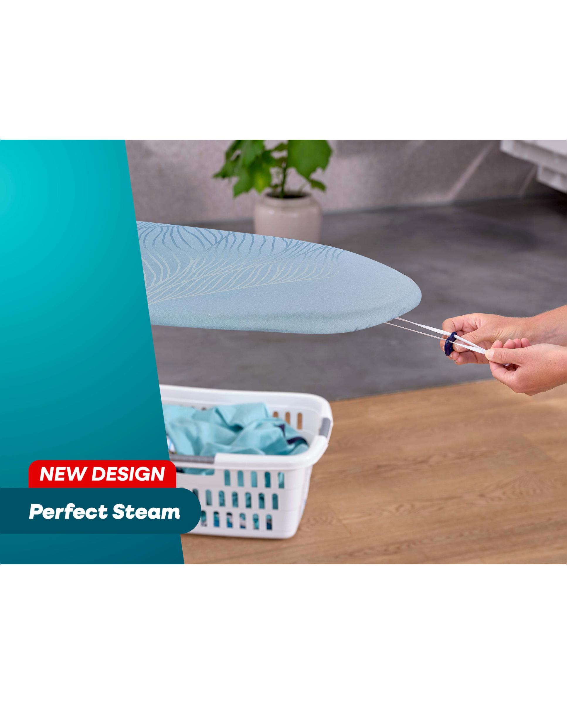 Capa para tábua de engomar 140 x 45 Perfect Steam Air Board Express L Branco-3