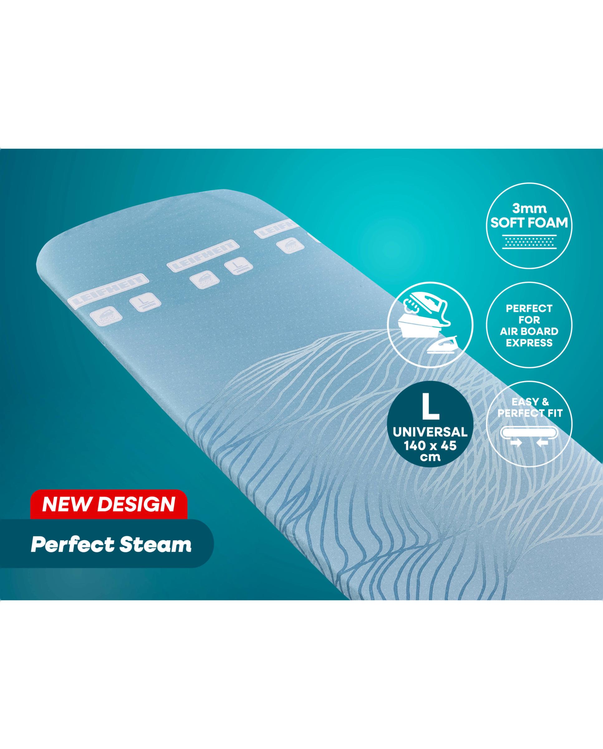 Capa para tábua de engomar 140 x 45 Perfect Steam Air Board Express L Branco-4