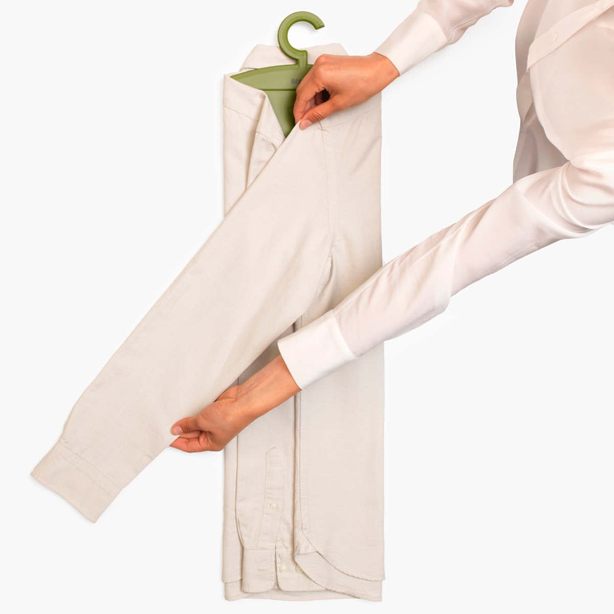 Tábua para dobrar camisas Brabantia Verde-7