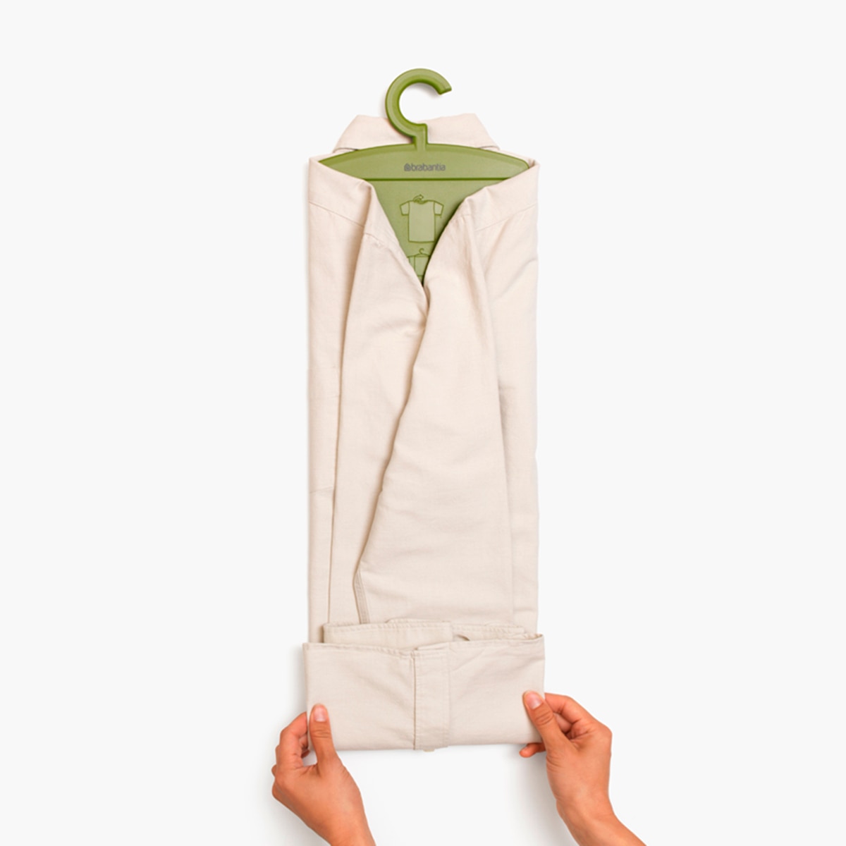 Tábua para dobrar camisas Brabantia Verde-9