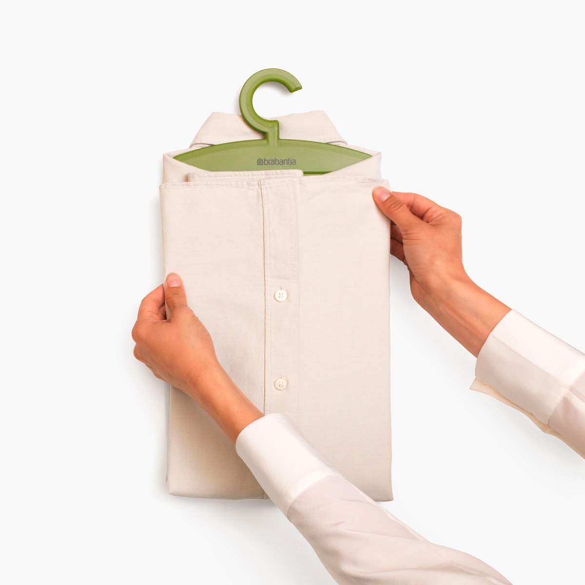 Tábua para dobrar camisas Brabantia Verde-10