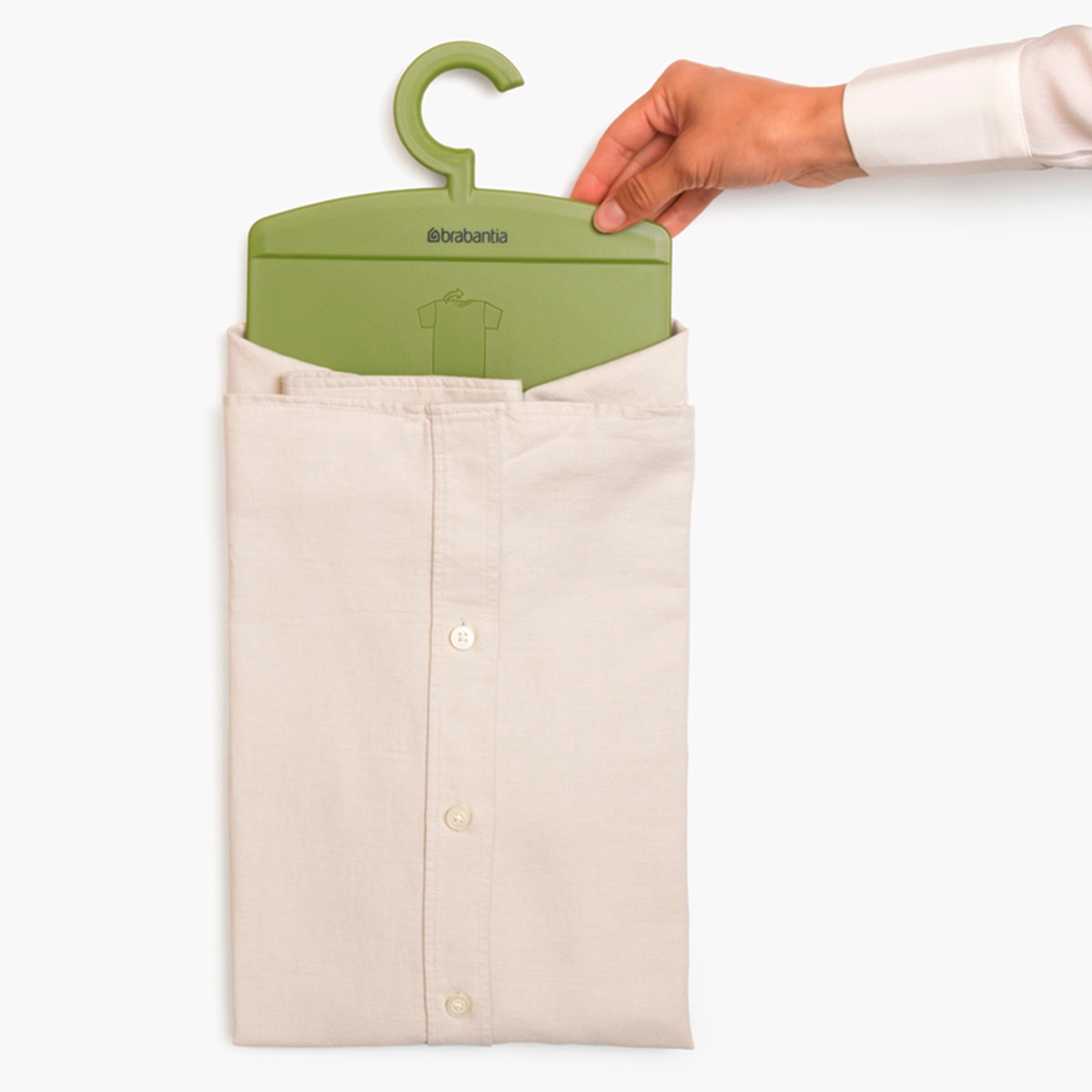 Tábua para dobrar camisas Brabantia Verde-11
