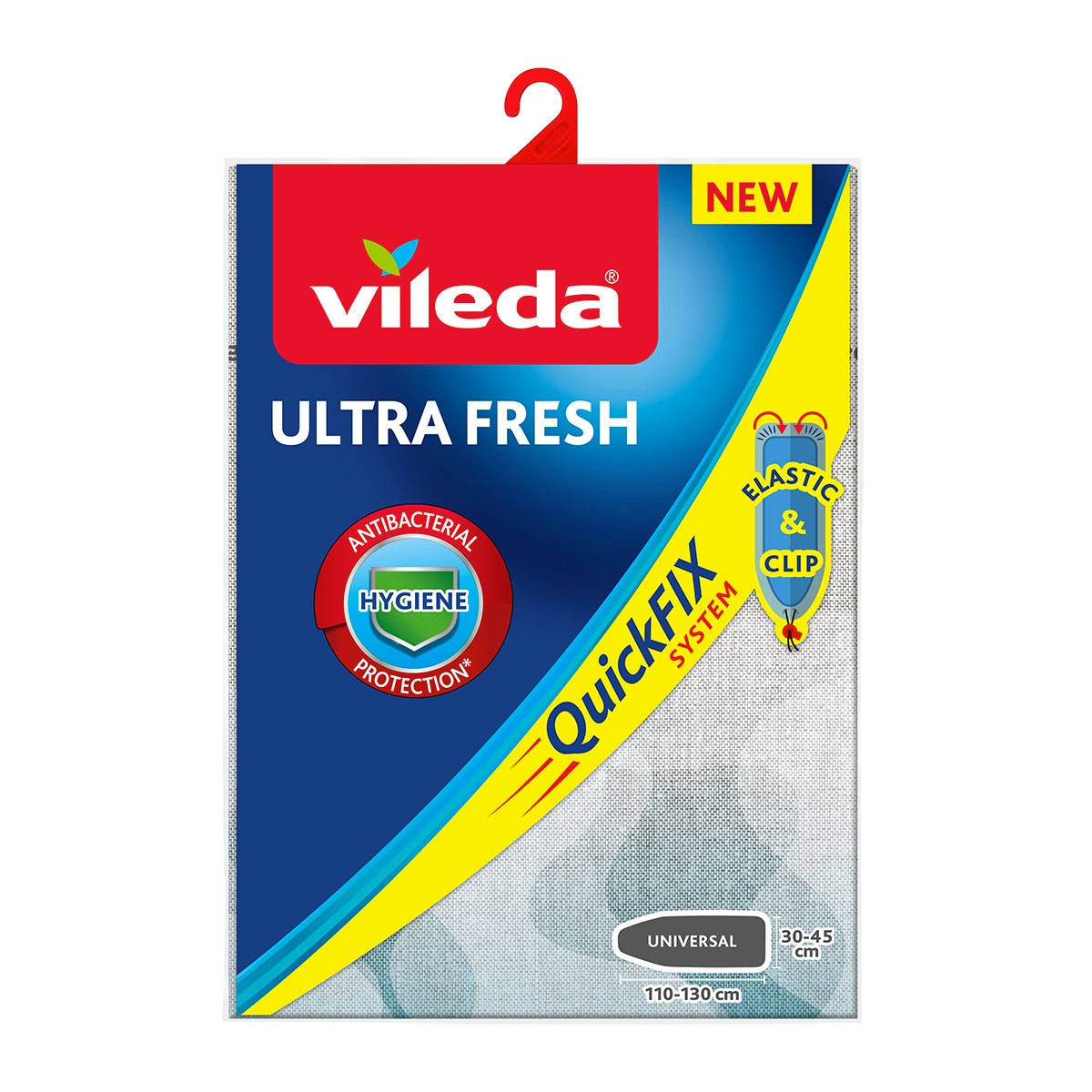 Funda para tabla de planchar antibacterias Ultra Fresh Quick Vileda Azul-2