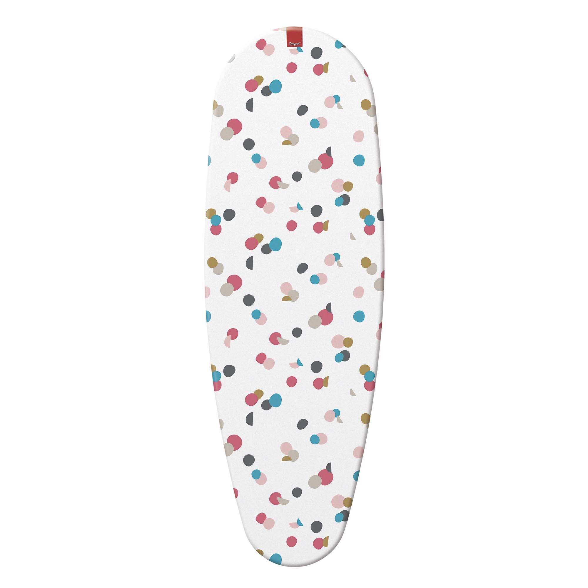 Funda para tabla de planchar universal Confeti 126 x 40 cm Rayen Multicolor-1