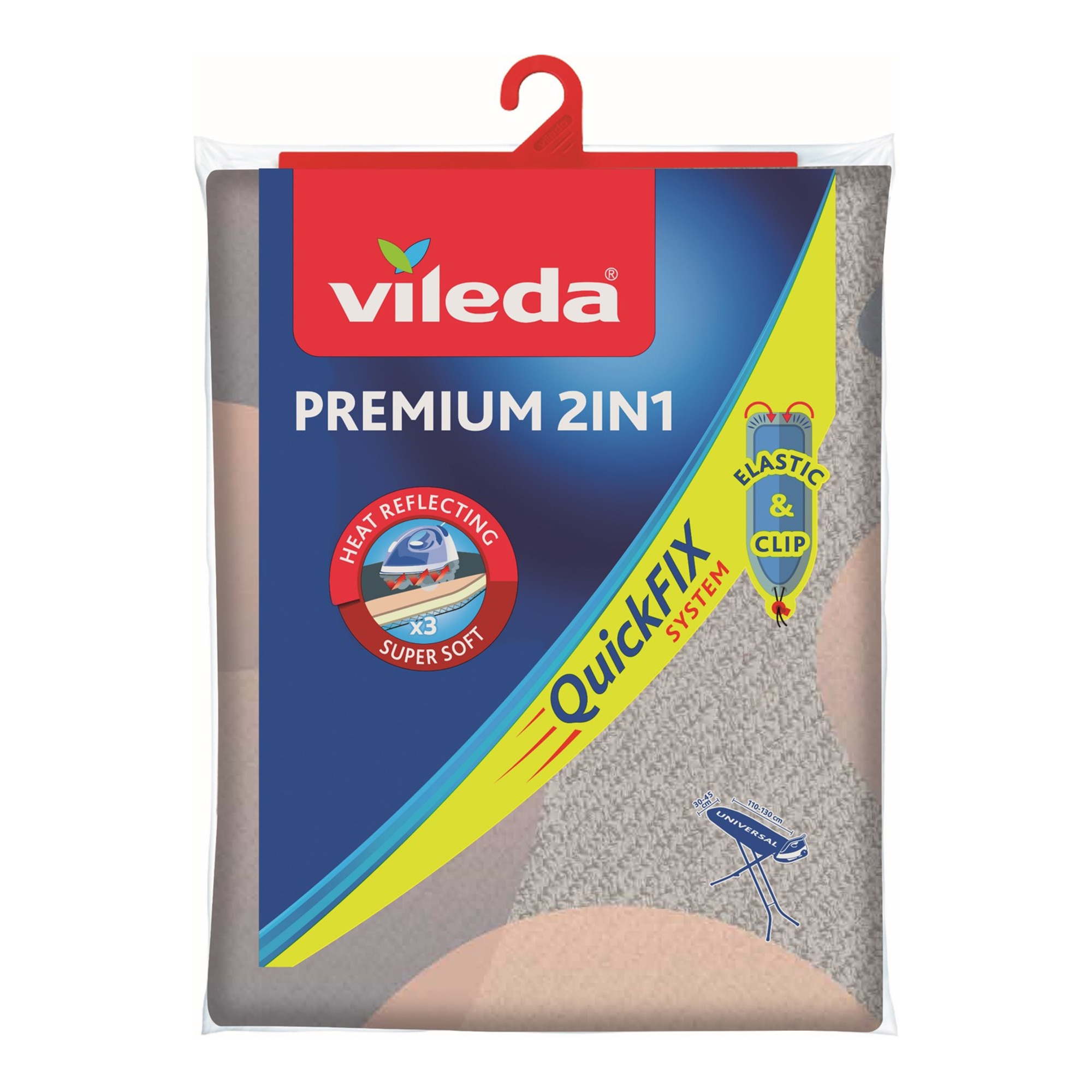 Funda para tabla de planchar Premium 130 x 45 Vileda Multicolor-2