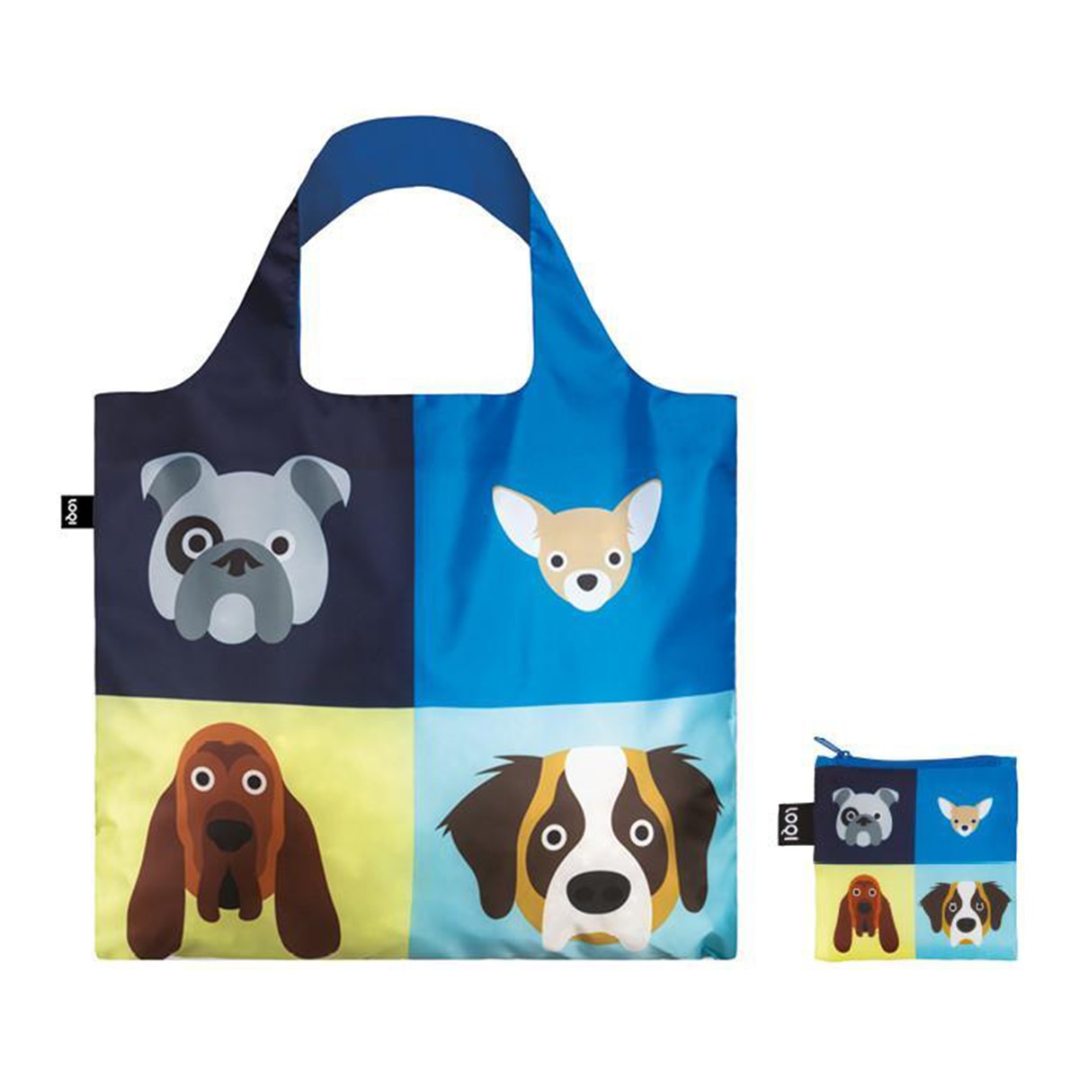 Saco de Compras Desdobrável Stephen Cheetham Dogs Multicolor-3