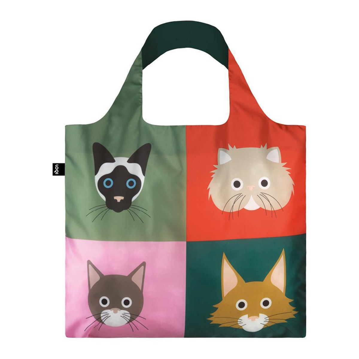 Saco de Compras Dobrável Stephen Cheetham Cats Multicolor-1