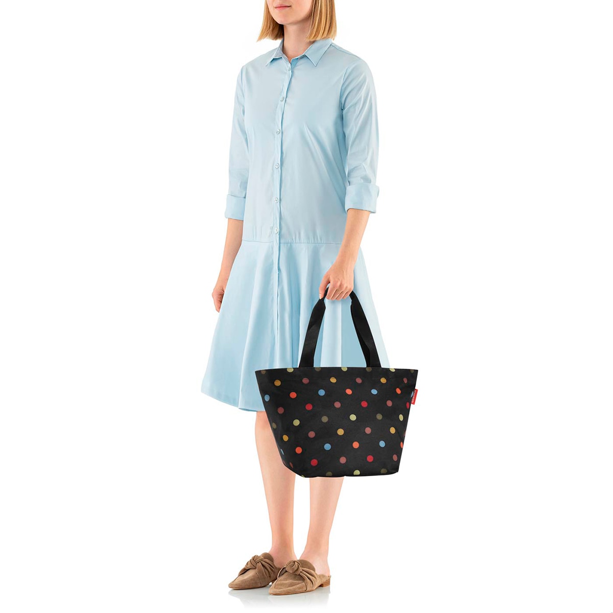 Saco de Compras Dots Multicolor-3