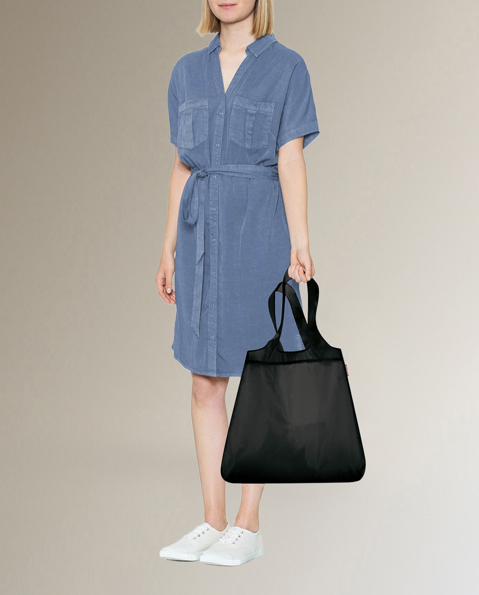 Mala Mini Maxi Shopper Preto-3