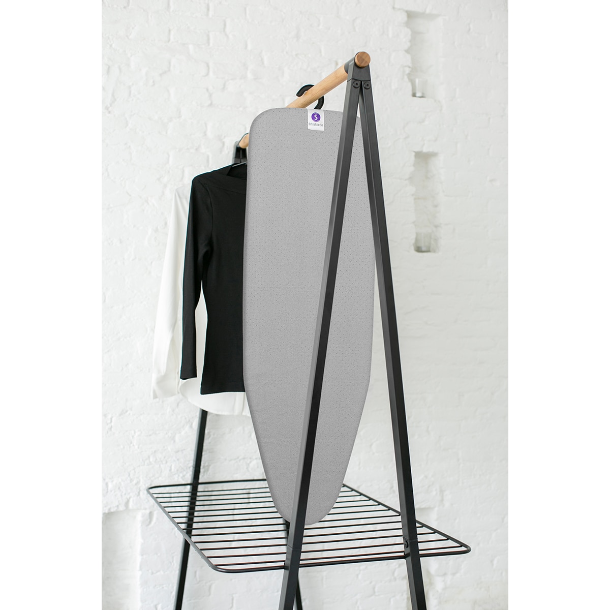 Porta-cabides Linn Brabantia Preto-10