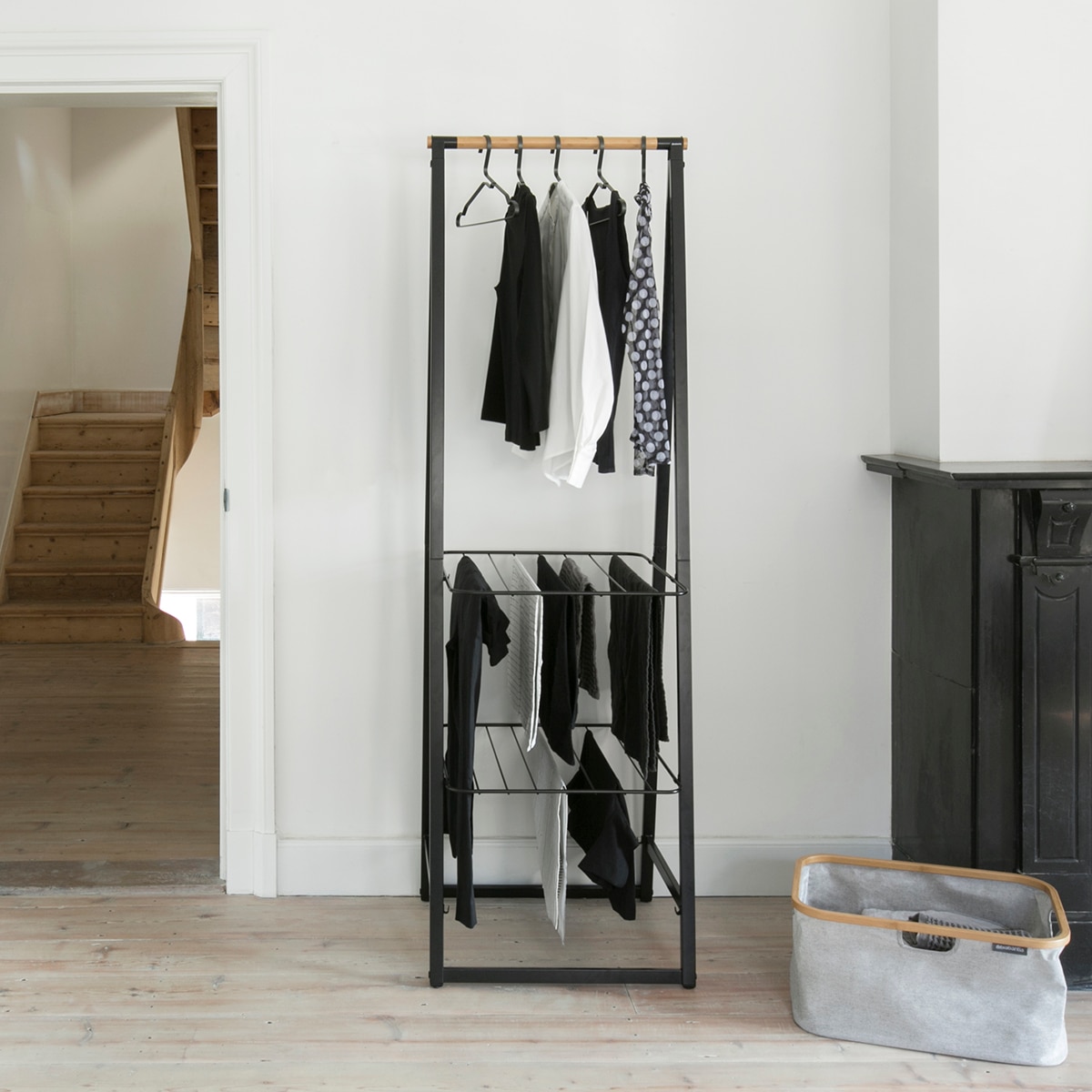 Porta-cabides Linn Brabantia Preto-11